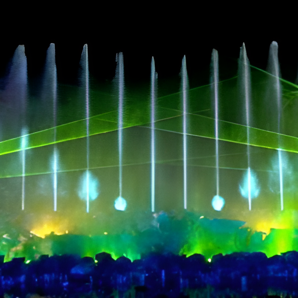 RGBW Lights use in Fountain Show AKSHARDHAM – GANDHINAGAR