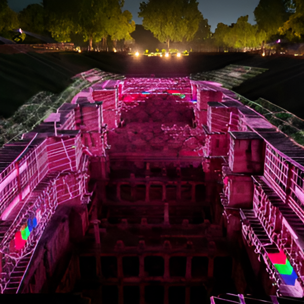 3D Projection Mapping Show & Heritage Lighting at Rani Ki Vav, Patan, Gujarat.