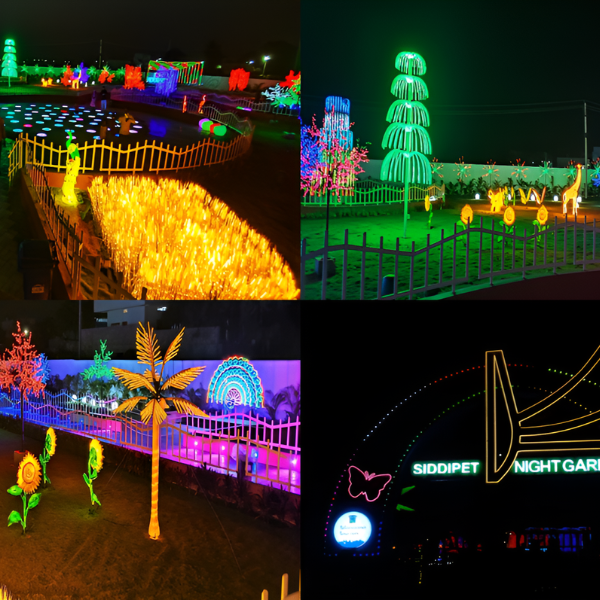 SIDDIPET, TELANGANA STATE TOURISM- NIGHT GLOW GARDEN