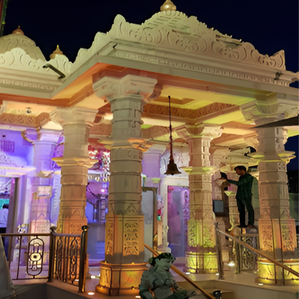 JAIN KHATARGACHH TEMPLE MUNDRA FAÇADE LIGHTING