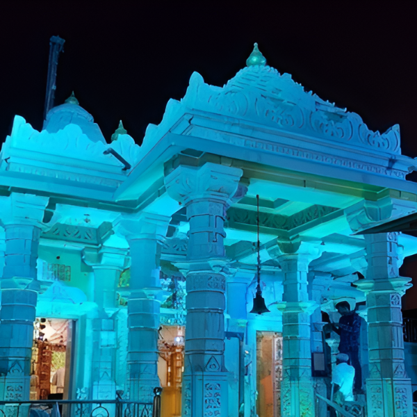 JAIN KHATARGACHH TEMPLE MUNDRA FAÇADE LIGHTING
