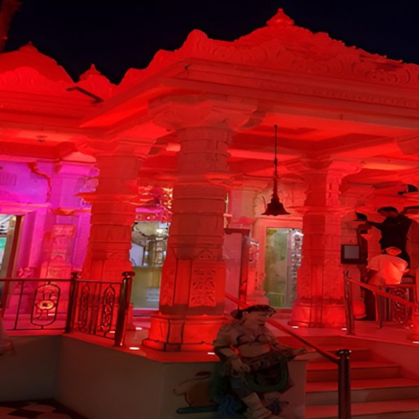 JAIN KHATARGACHH TEMPLE MUNDRA FAÇADE LIGHTING