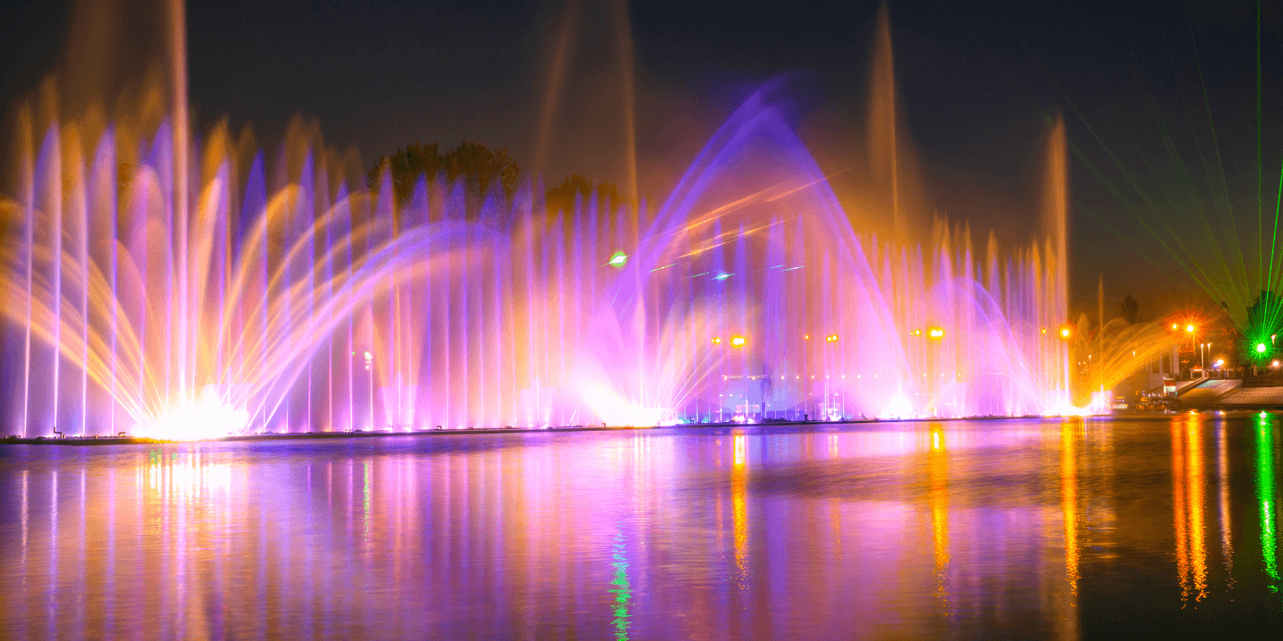 fountain lighting