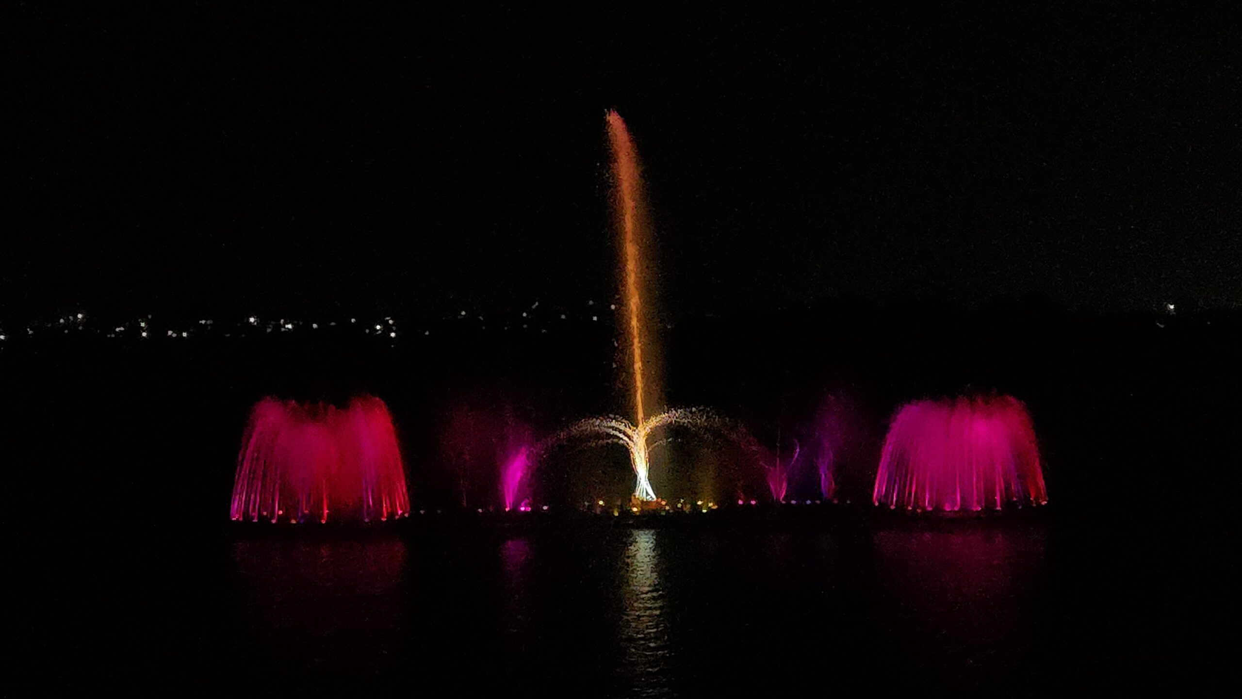 fountain lighting